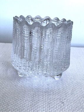 Ultima Thule pattern by Tapio Wirkkala for Iittala votive candle holder